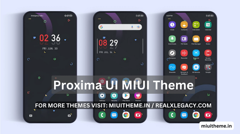 Proxima UI MIUI Theme for Xiaomi