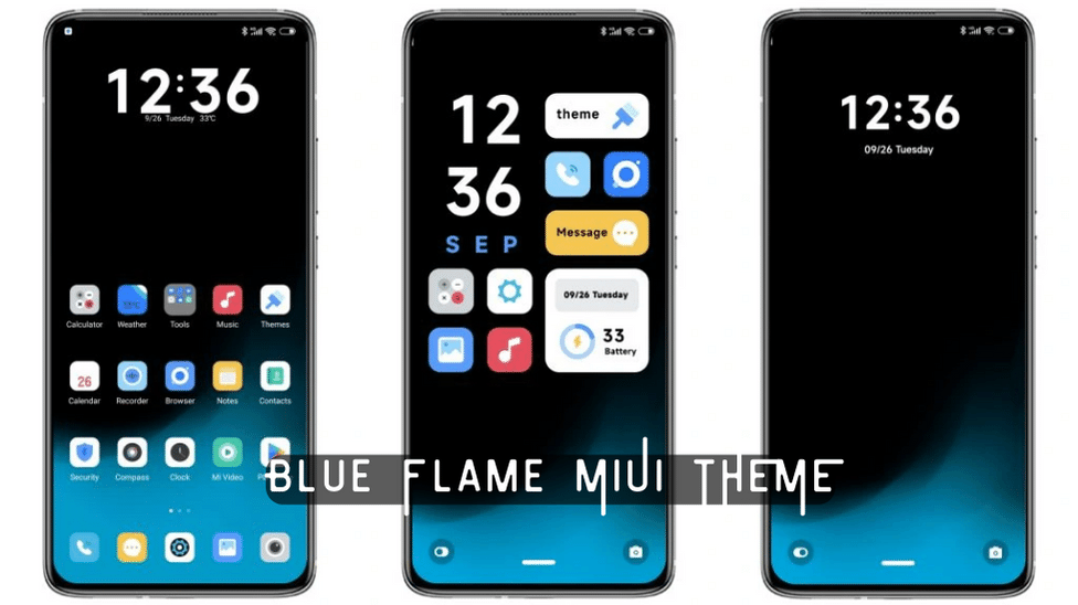 Blue Flame MIUI Theme Download